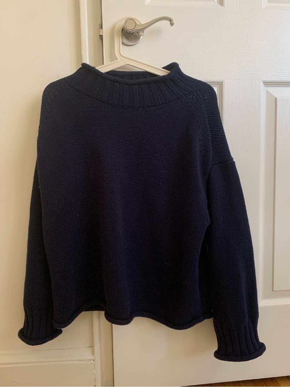 J. Crew 2025 rollneck sweater - Navy Blue - Picture 4 of 5